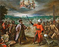 Allegory on the declaration of war before Constantinople, 1604, aachen