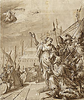 Augustus and the Tiburtine Sibyl, 1580, aachen