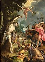 Martyrdom of Saint Sebastian, 1590, aachen