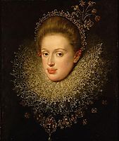 Portrait of Anna of Austria (1585-1618), 1604, aachen