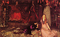 The Play Scene in Hamlet, 1897, abbey