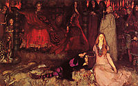 The Play Scene in Hamlet, 1897, abbey
