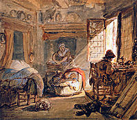 Cobbler and his family, abrahamvanstrij