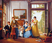 Hendrik Weymans and his family, abrahamvanstrij