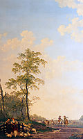 Landscape with horsemen, abrahamvanstrij