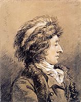 Man with fur hat, abrahamvanstrij