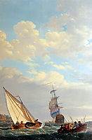 Sailing of the Dordrecht, abrahamvanstrij