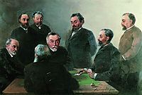 Aivazovsky with friends, 1893, aivazovsky