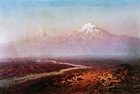 Araks River and Ararat, 1875, aivazovsky