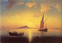The Bay of Naples, 1841, aivazovsky