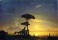 The Bay of Naples, 1845, aivazovsky