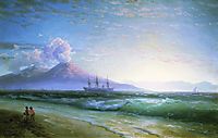 The Bay of Naples early in the morning, 1897, aivazovsky