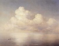 Clouds above a sea calm, 1889, aivazovsky