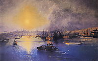 Constantinople Sunset, 1899, aivazovsky