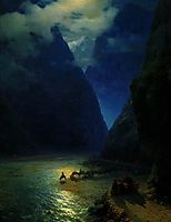 Darial Gorge, 1862, aivazovsky