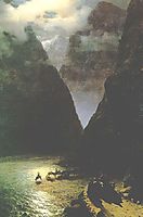 The Daryal canyon, 1862, aivazovsky