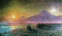 Dejection of Noah from mountain Ararat, 1870, aivazovsky