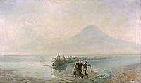 Dejection of Noah from mountain Ararat, 1889, aivazovsky
