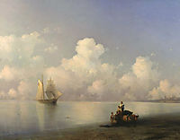 Evening at Sea, 1871, aivazovsky