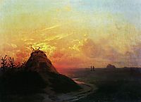 Field. Sunset, 1861, aivazovsky