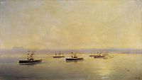 Fleet in Sevastopol, 1890, aivazovsky