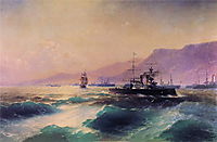 Gunboat off Crete, 1897, aivazovsky