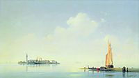 The harbour of Venice, the island of San Georgio, 1844, aivazovsky