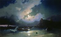 Island of Patmos, 1854, aivazovsky