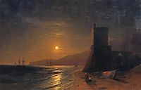 Lunar night, 1862, aivazovsky
