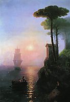 Misty morning in Italy, 1864, aivazovsky