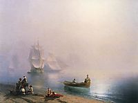 Morning in the Bay of Naples, 1873, aivazovsky