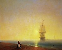 Morning at Sea , 1849, aivazovsky
