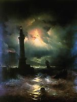Neapolitan Lighthouse, 1842, aivazovsky