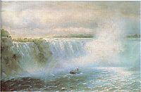 The Niagara waterfall, 1894, aivazovsky
