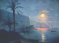 The Nice at night, aivazovsky