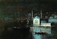 Night Constantinople, 1886, aivazovsky
