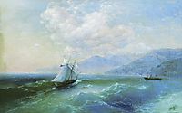 On the coast, 1875, aivazovsky