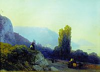 On the way to Yalta, 1860, aivazovsky