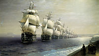 Parade of the Black Sea Fleet, aivazovsky