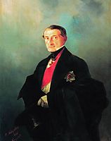 Portrait of Senator Alexander Ivanovich Kaznacheyev, 1848, aivazovsky