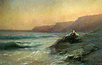 Pushkin on the coast Black Sea, 1887, aivazovsky