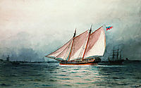 Sailing ship, aivazovsky