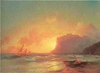 The Sea. Koktebel., 1853, aivazovsky