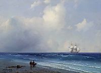 Sea view , 1865, aivazovsky