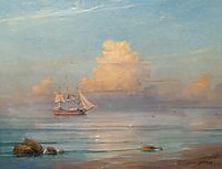 Sea view , 1899, aivazovsky