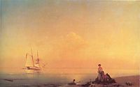Seashore, 1843, aivazovsky