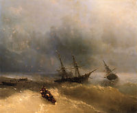 The Shipwreck, aivazovsky