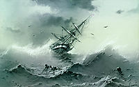 Shipwreck, 1854, aivazovsky