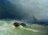 The Shipwreck, 1880, aivazovsky