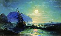 Shipwreck near Gurzuf, 1898, aivazovsky